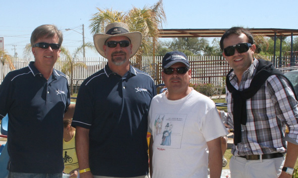 Todd & Brian (on left) with Recipients of VolunTEAMism Retreat project in Puerto Penasco!